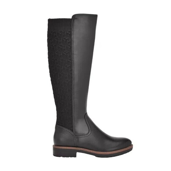 TOMMY HILFIGER Women's Famian Riding Boots 6M US Black - Picture 2 of 5